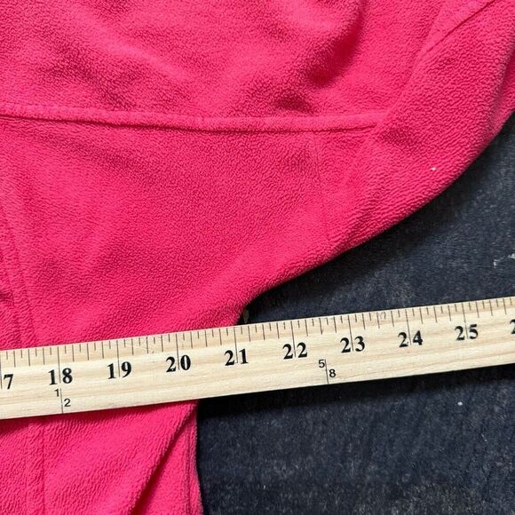 Black Diamond Pink Zip Up Fleece Women’s Size XL 100% Polyester Preppy Winter - Picture 10 of 14